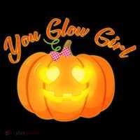 You Glow Girl Cute Pumpkin Women's Tank Top thumb 5