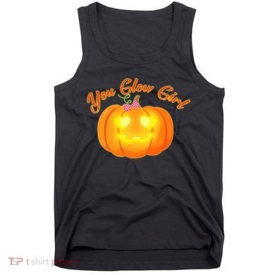 You Glow Girl Cute Pumpkin Tank Top
