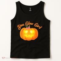 You Glow Girl Cute Pumpkin Tank Top thumb 2
