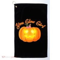 You Glow Girl Cute Pumpkin Golf Towel thumb 0