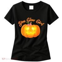 You Glow Girl Cute Pumpkin Women's T-Shirt thumb 0