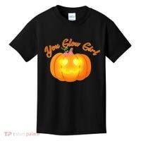 You Glow Girl Cute Pumpkin Kids T-Shirt thumb 0