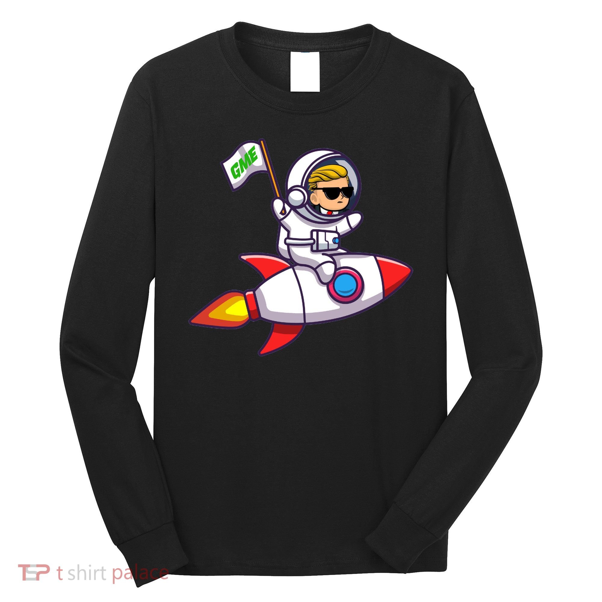 You GME Stonk To The Moon WSB Stock Market Long Sleeve Shirt