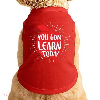 You Gon Learn Today Doggie Tank