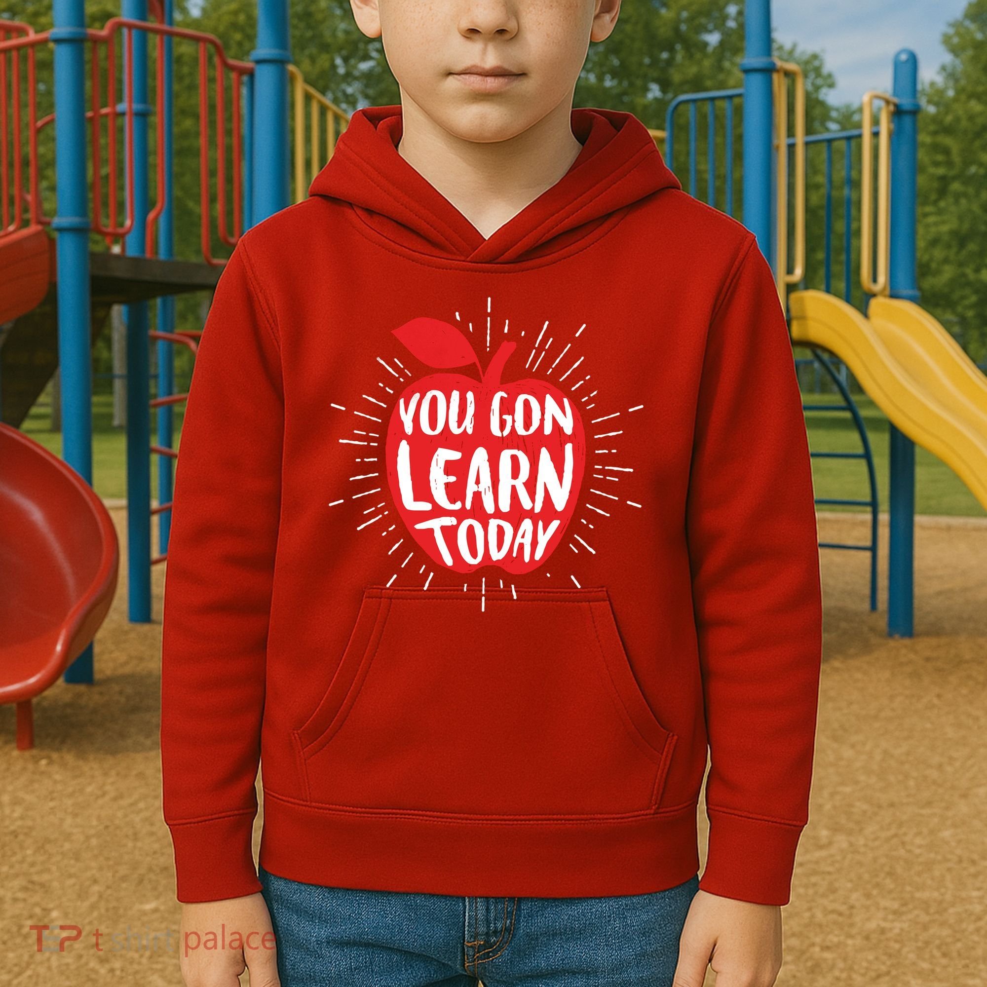You Gon Learn Today Kids Hoodie