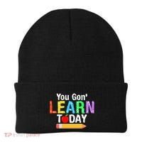 You Gon' Learn Today Back To School Beanie thumb 0