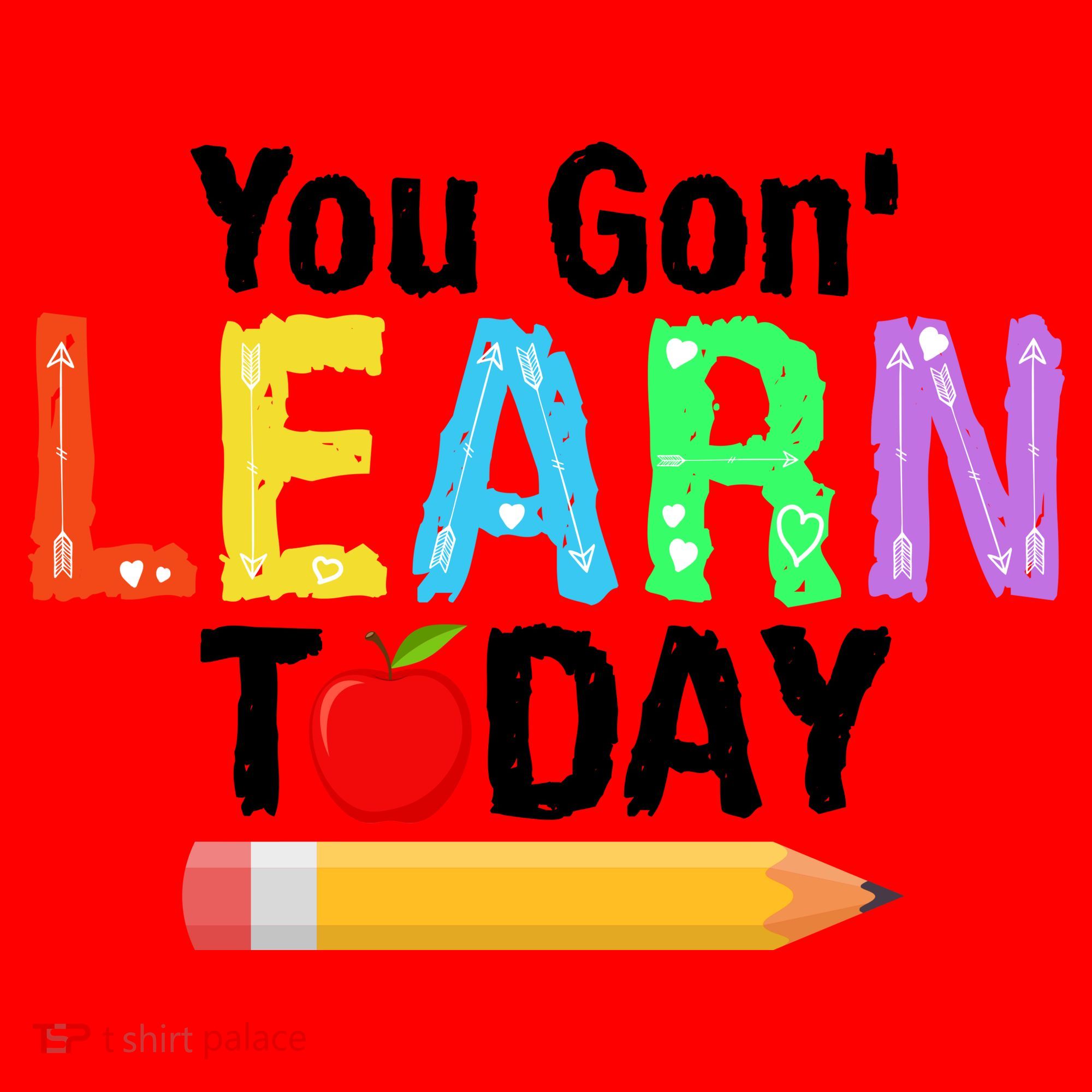 You Gon' Learn Today Back To School Santa Hat