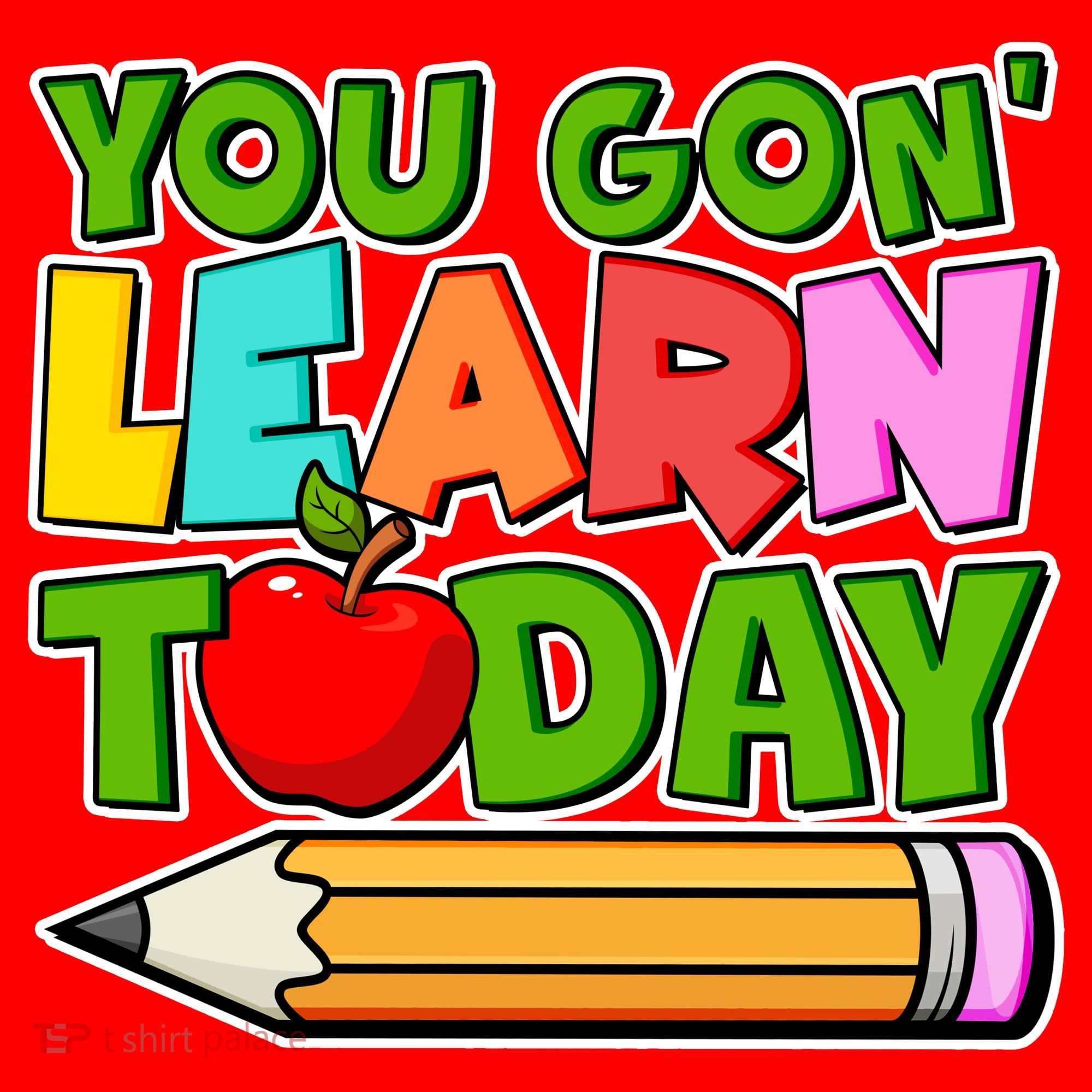 You Gon' Learn Today School Teacher Santa Hat