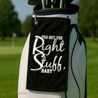 You Got The Right Stuff Baby Golf Towel thumb 2
