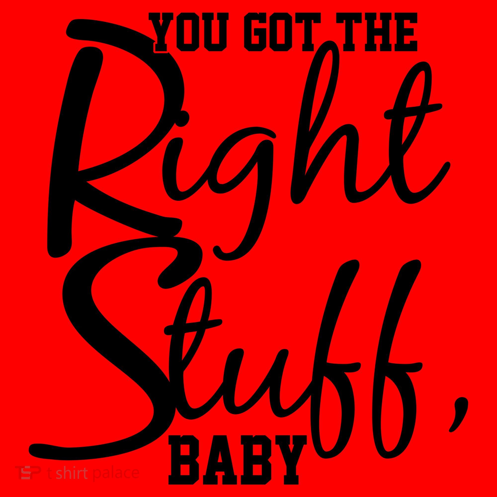 You Got The Right Stuff Baby Santa Hat