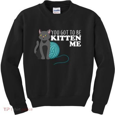 You Got To Be Kitten Me Kids Sweatshirt