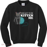 You Got To Be Kitten Me Kids Sweatshirt thumb 0