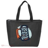 You Had Me At Beer Tote Bag thumb 0