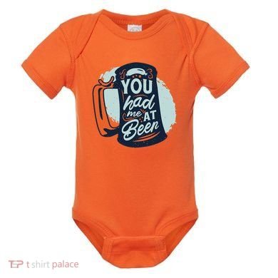 You Had Me At Beer Baby Bodysuit