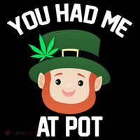 You Had Me At Pot Funny St Patricks Day Weed Ornament thumb 1