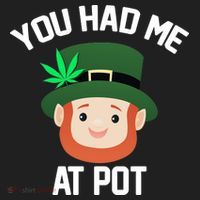 You Had Me At Pot Funny St Patricks Day Weed Hat thumb 2