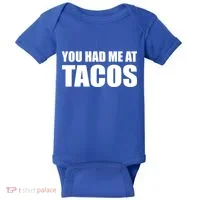 You Had Me At Tacos Baby Bodysuit thumb 0
