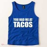 You Had Me At Tacos Tank Top thumb 2