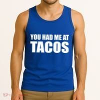 You Had Me At Tacos Tank Top thumb 3
