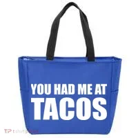 You Had Me At Tacos Tote Bag thumb 0