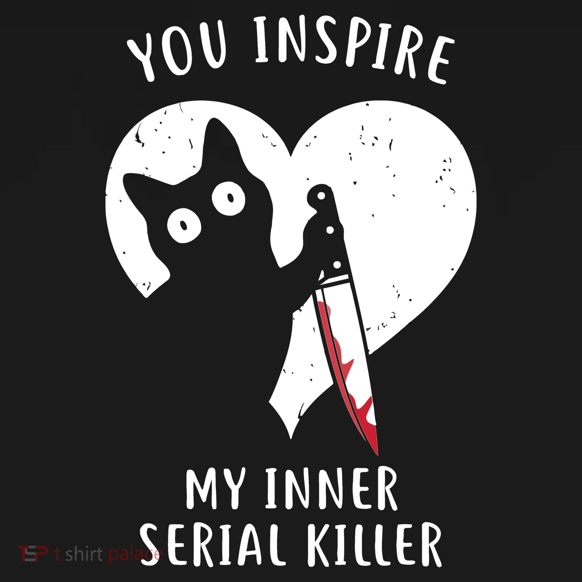 You Inspire My Inner Serial Killer Funny Cat Bucket Hat