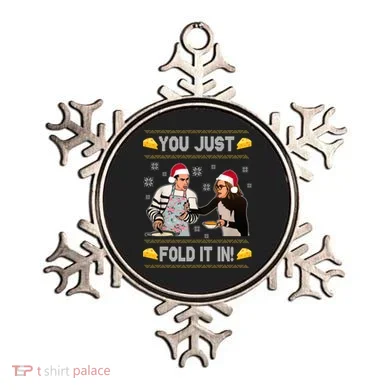 You Just Fold It Funny Cheese Xmas Sweater Ornament