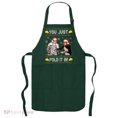 You Just Fold It Funny Cheese Xmas Sweater Apron