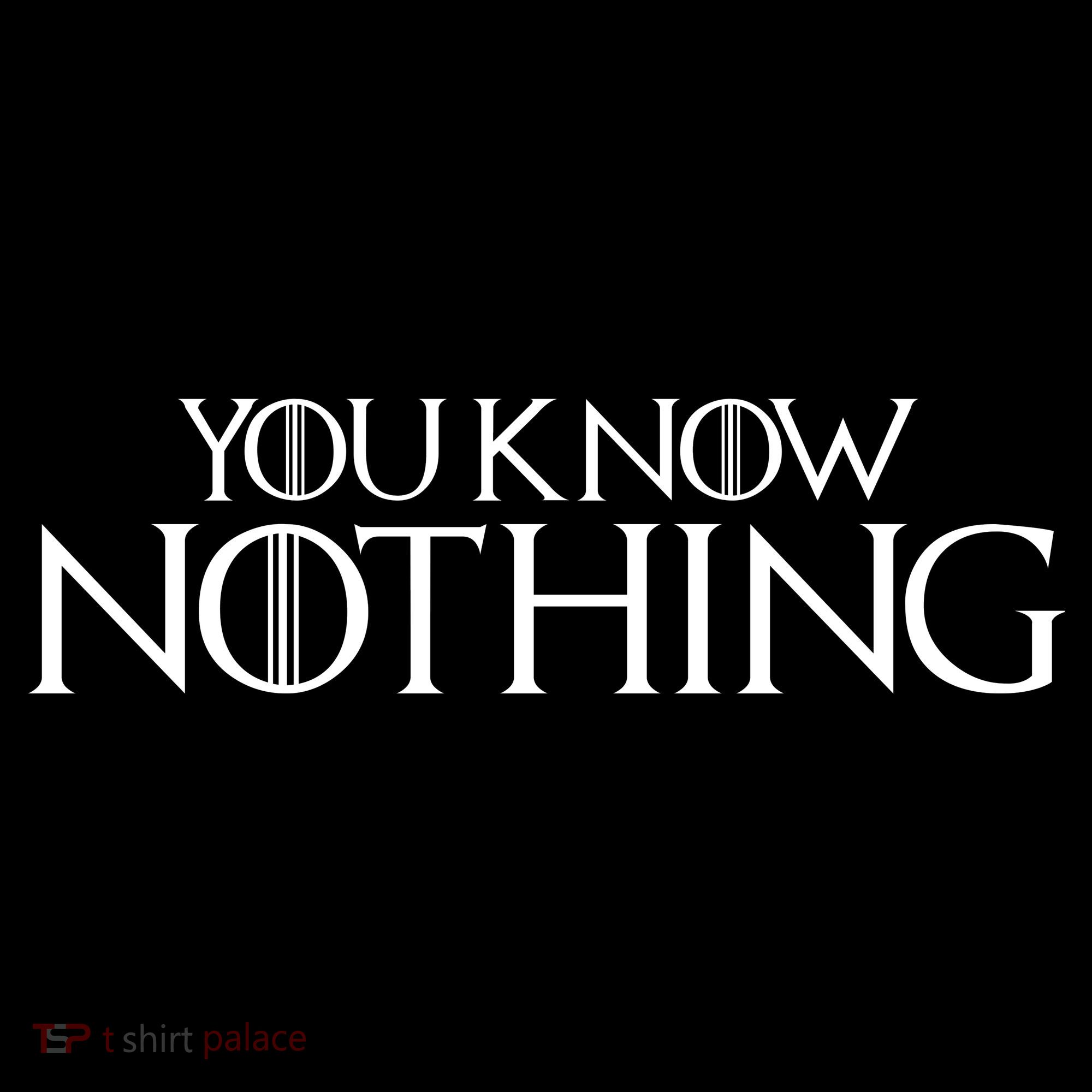 You Know Nothing GOT USA-Made Doggie Bandana