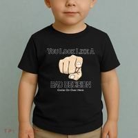 You Look Like A Bad Decision Funny Toddler T-Shirt thumb 2