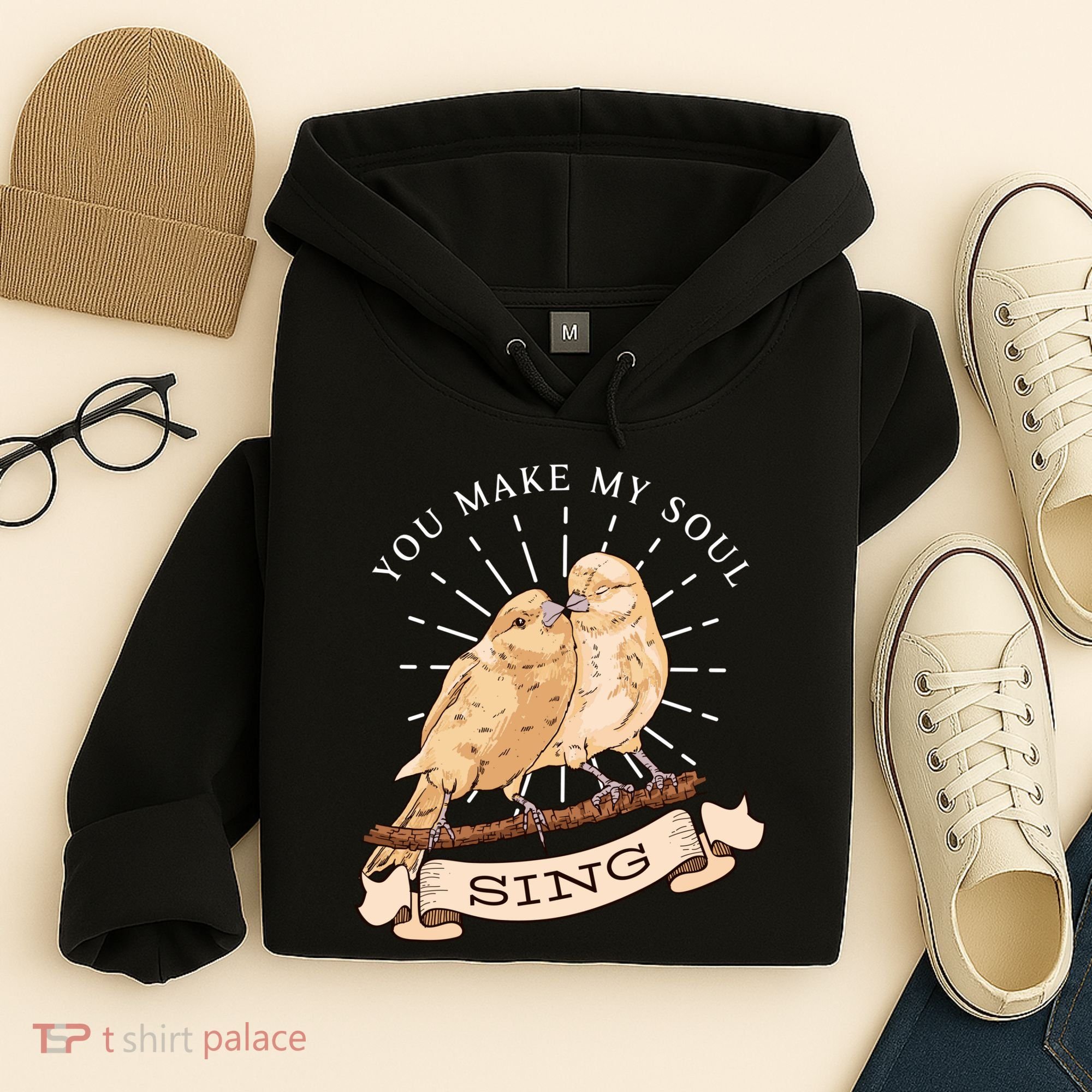 You Make My Soul Sing Bird Hoodie