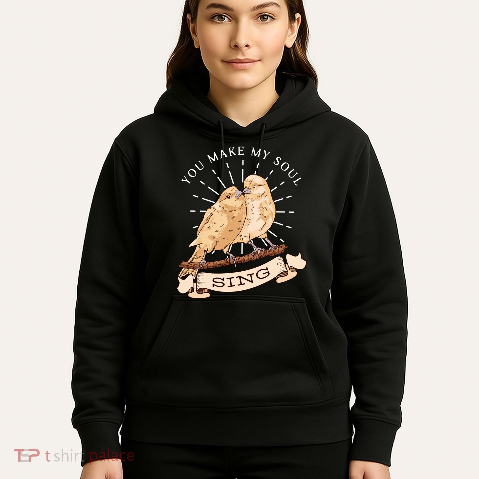 You Make My Soul Sing Bird Hoodie