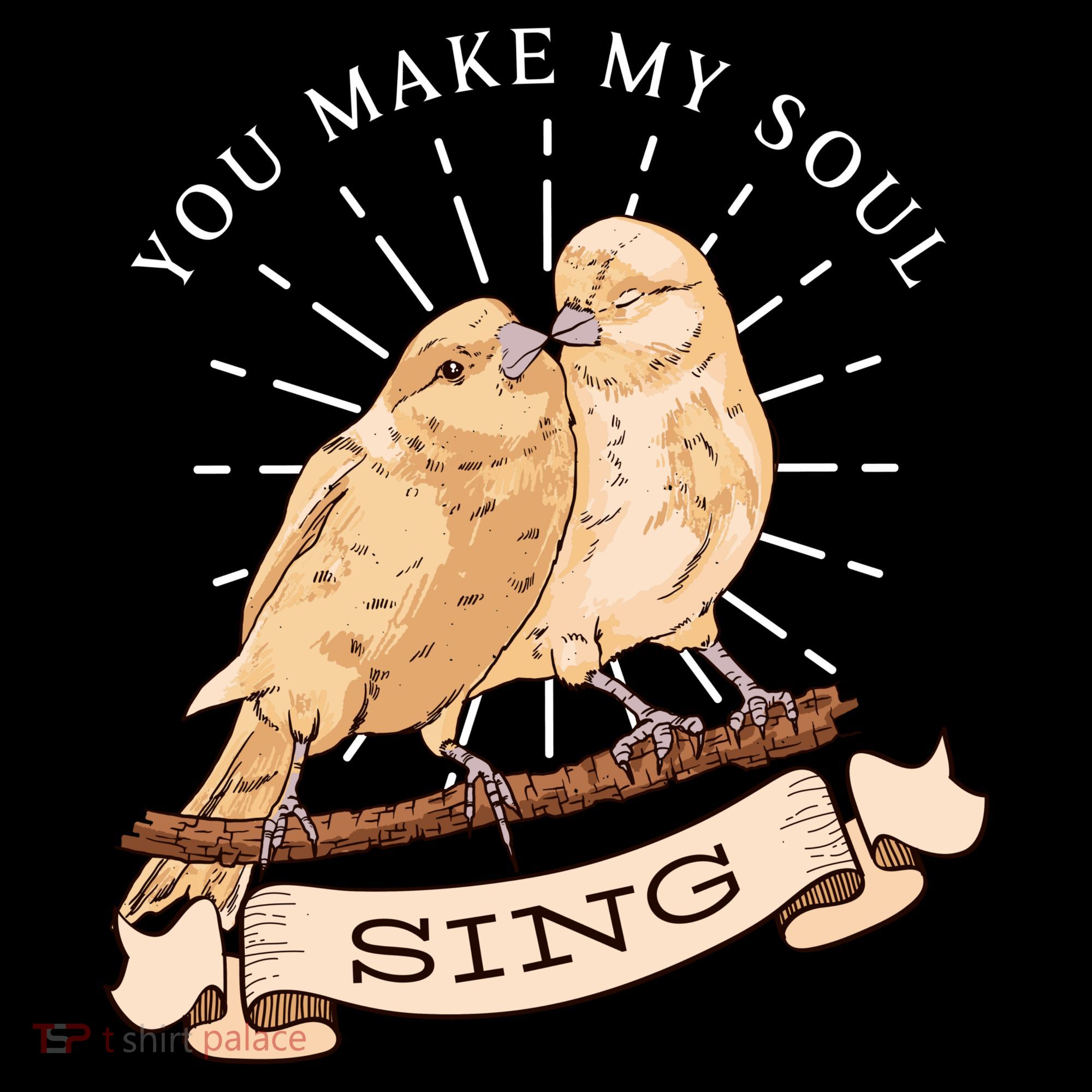 You Make My Soul Sing Bird Hoodie