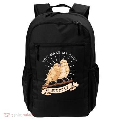 You Make My Soul Sing Bird Backpack