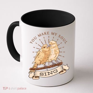You Make My Soul Sing Bird Coffee Mug