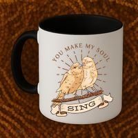 You Make My Soul Sing Bird Coffee Mug thumb 2