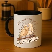 You Make My Soul Sing Bird Coffee Mug thumb 4