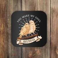 You Make My Soul Sing Bird Coaster thumb 0