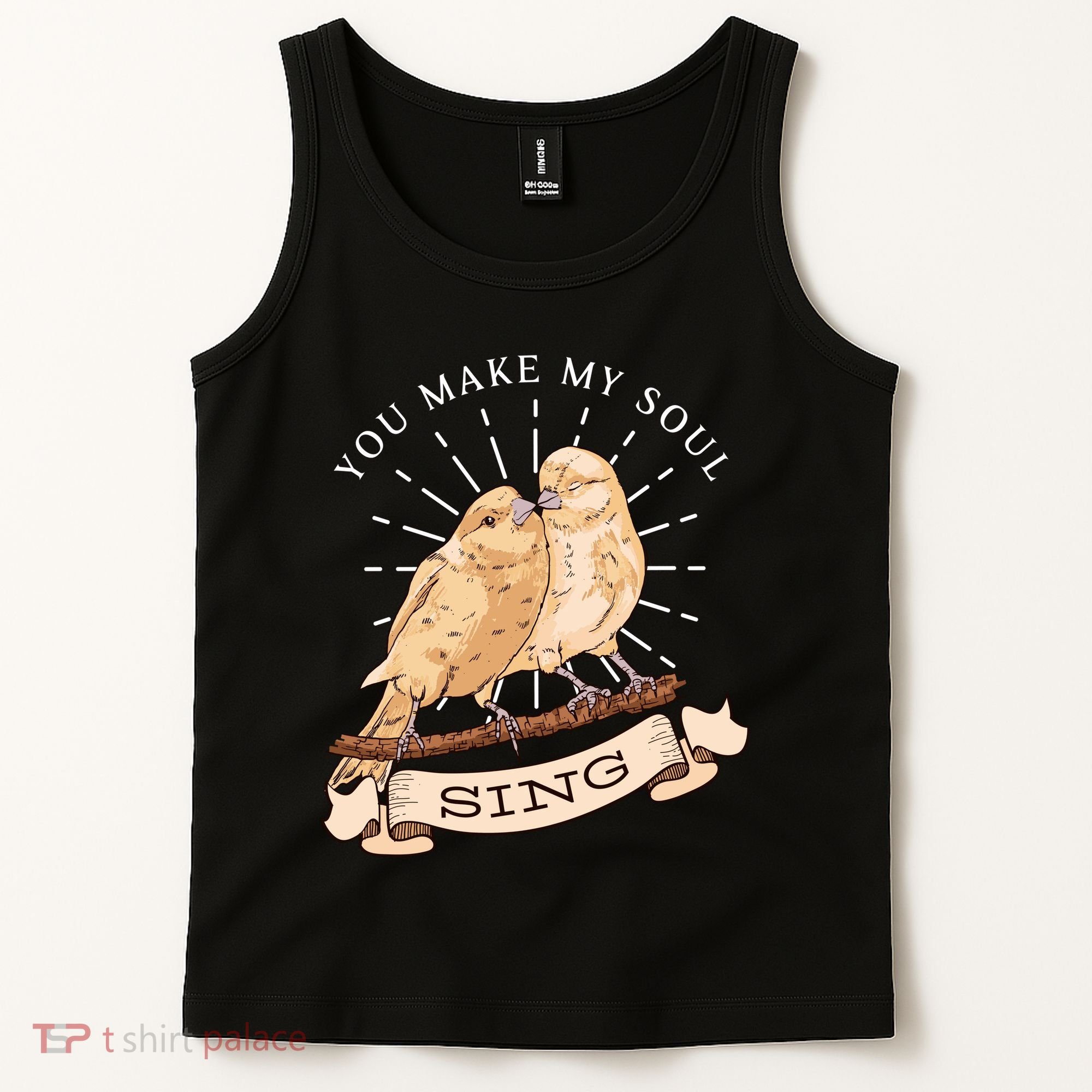 You Make My Soul Sing Bird Tank Top