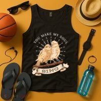 You Make My Soul Sing Bird Tank Top thumb 4