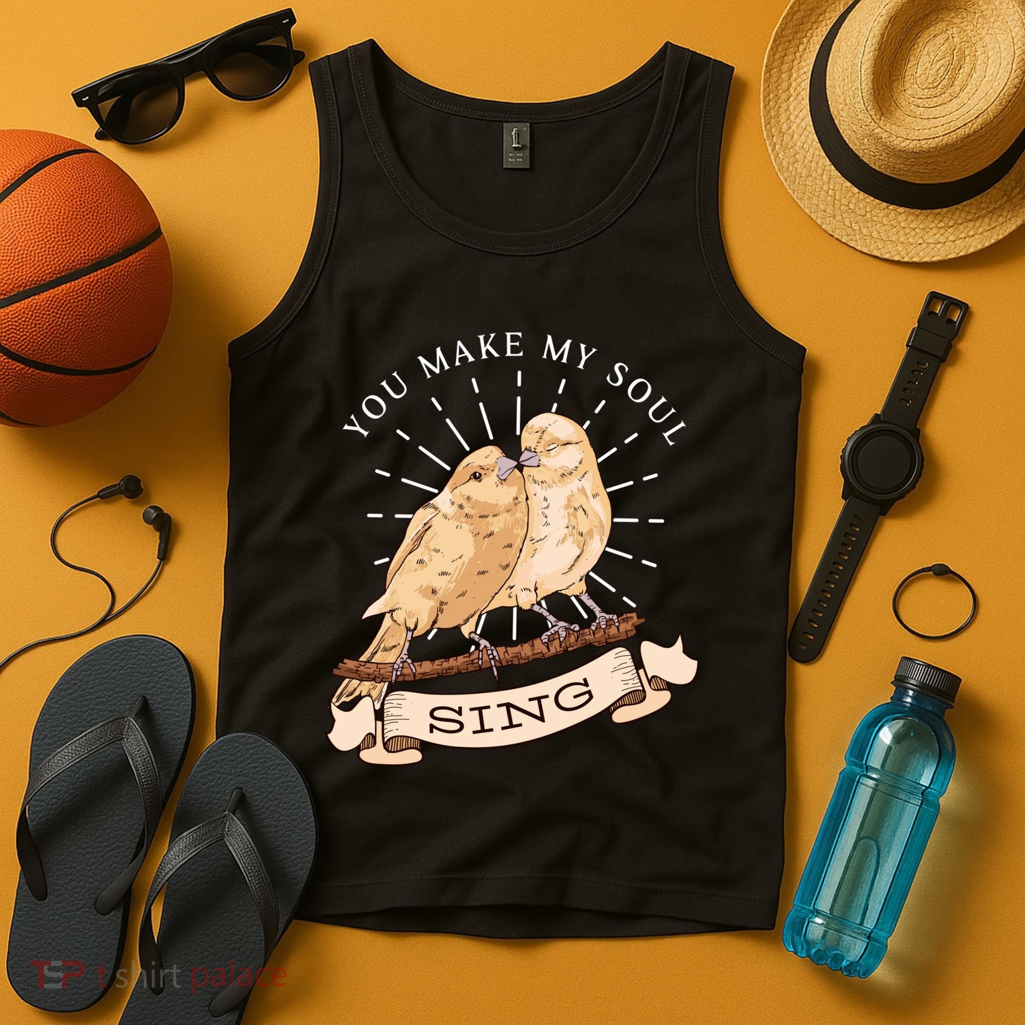 You Make My Soul Sing Bird Tank Top