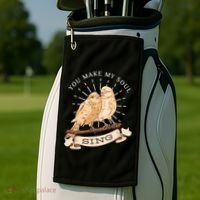 You Make My Soul Sing Bird Golf Towel thumb 2