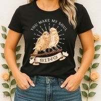 You Make My Soul Sing Bird Women's T-Shirt thumb 2