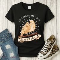 You Make My Soul Sing Bird Women's T-Shirt thumb 3