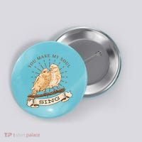 You Make My Soul Sing Bird Button thumb 0