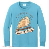You Make My Soul Sing Bird Kids Long Sleeve Shirt thumb 0