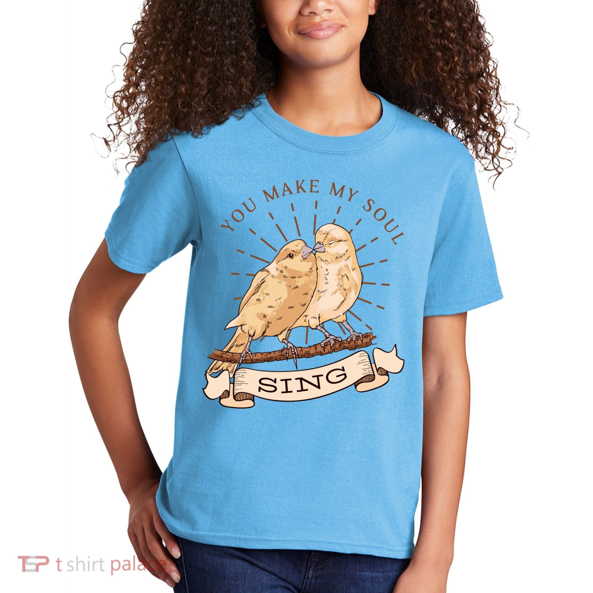You Make My Soul Sing Bird Kids T-Shirt