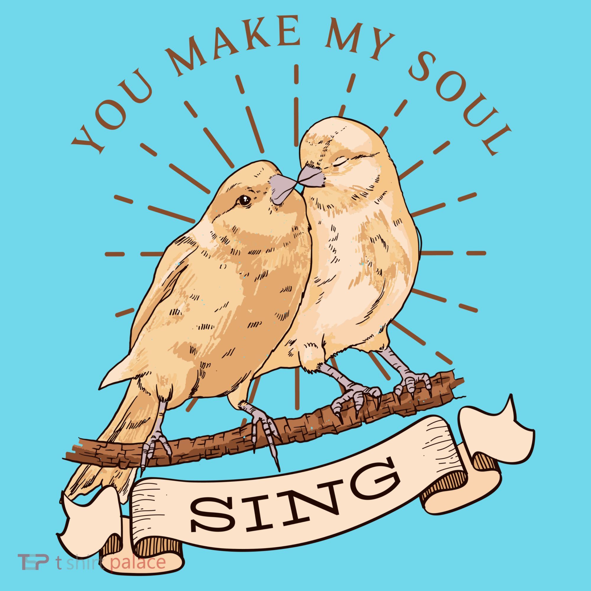 You Make My Soul Sing Bird Kids T-Shirt