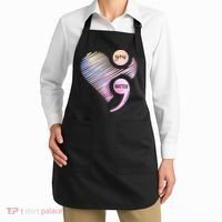 You Matter Don't Let Your Story End Semicolon Apron thumb 2