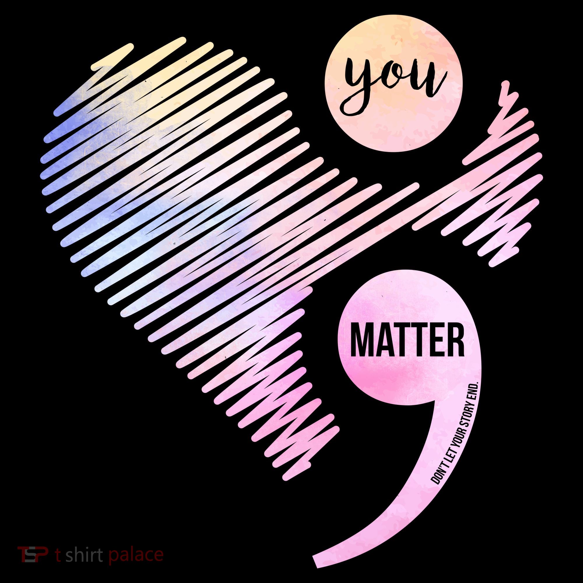 You Matter Don't Let Your Story End Semicolon Women's Tank Top
