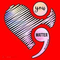 You Matter Don't Let Your Story End Semicolon Santa Hat thumb 1